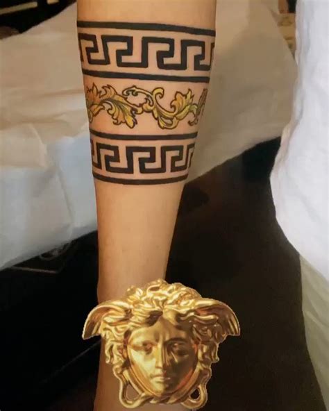 wrist versace tattoo|versace tattoos for women.